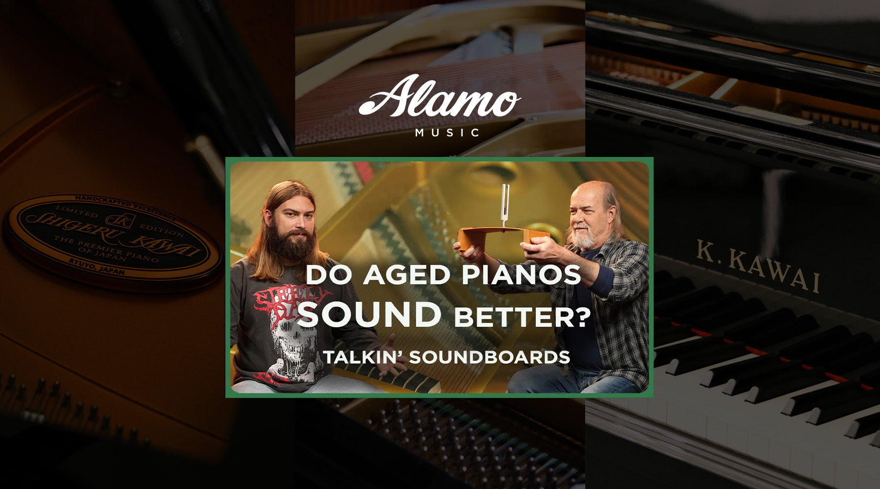 Do Aged Pianos Sound Better? | Talkin' Soundboards w/ Cooper ft. two Kawai SK-2s