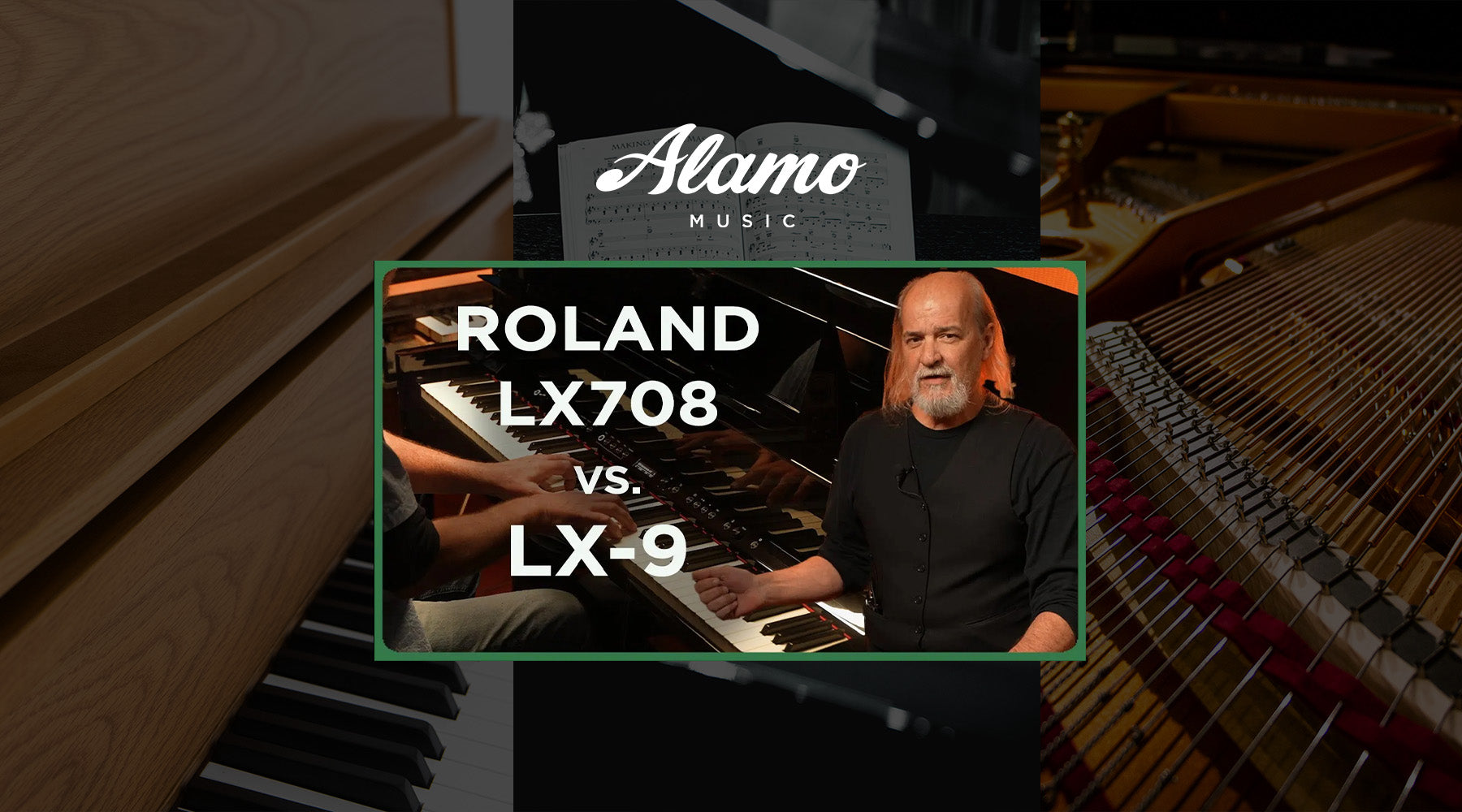 A Side by Side of Rolands Premium Level Uprights | LX-708 & LX-9