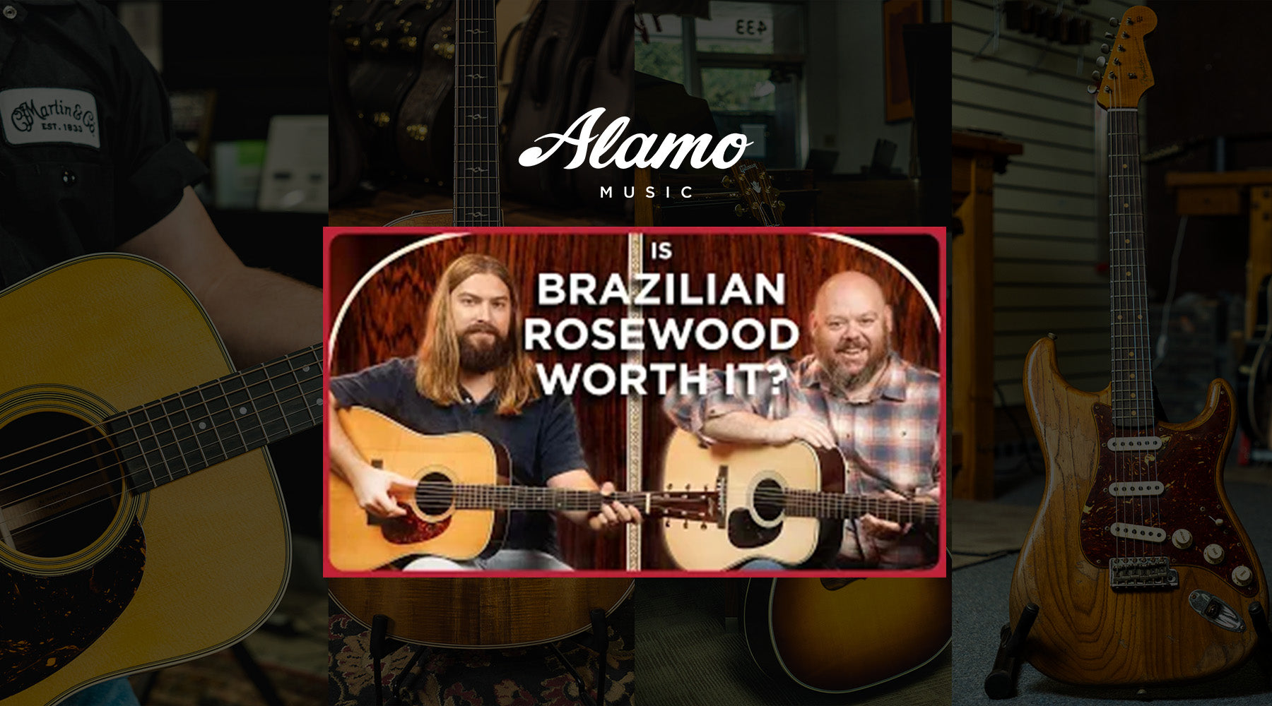 Is Brazilian Rosewood Worth It? Collings D2H Brazilian vs. Martin Custom Shop Authentic