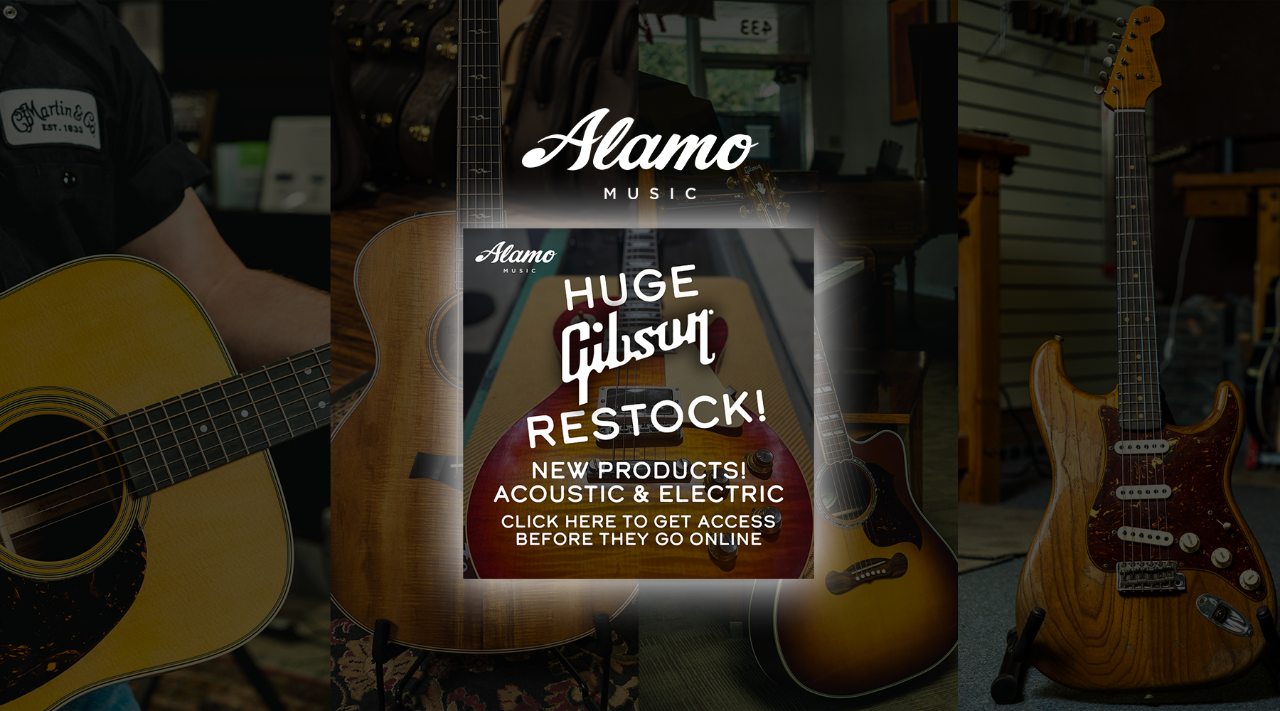 Our Huge Gibson Restock is Finally Here!