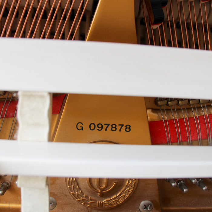 Young Chang White GP150 Baby Grand Piano