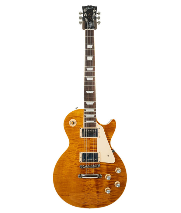 Pre-Owned Gibson Les Paul Standard 60s Figured Top Electric Guitar - Honey Amber | Used