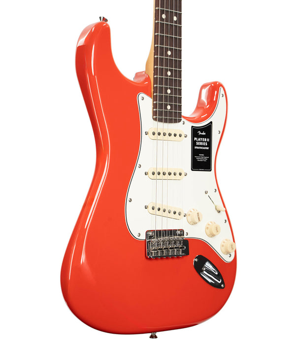 Fender Player II Stratocaster Electric Guitar, Rosewood Fingerboard - Coral Red