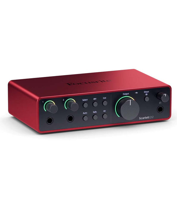 Focusrite Scarlett 2i2 USB Audio Interface - 4th Generation