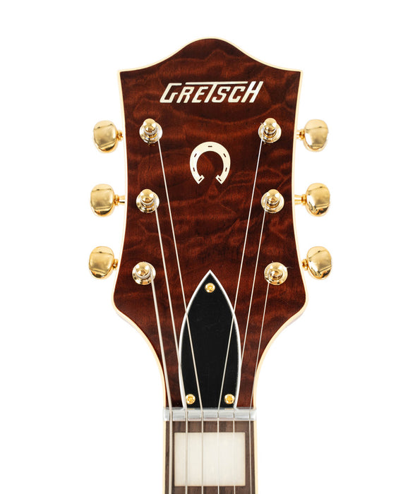 Gretsch G6120TGQM-56 Limited Edition Quilt Classic Chet Atkins Hollow Body with Bigsby - Roundup Orange