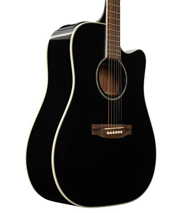 Pre-Owned Takamine EG341SC Black Acoustic-Electric Guitar | Used