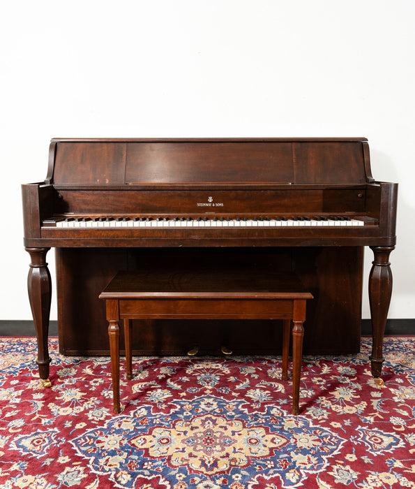 Steinway Model 40 Upright Piano | Satin Mahogany | SN: 300057 | Used