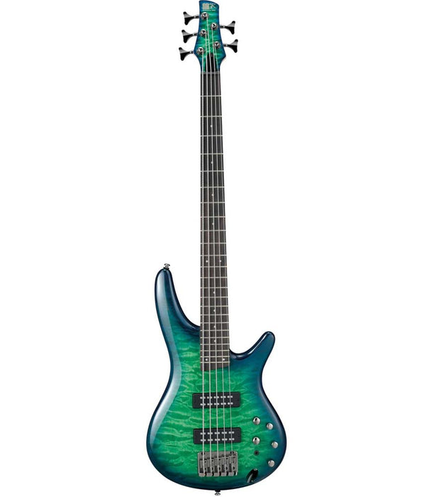 Ibanez Standard SR405EQM Electric Bass Guitar - Surreal Blue Burst Gloss