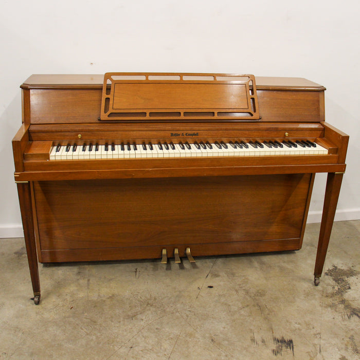 Kohler & Campbell Polished Walnut Spinet Piano