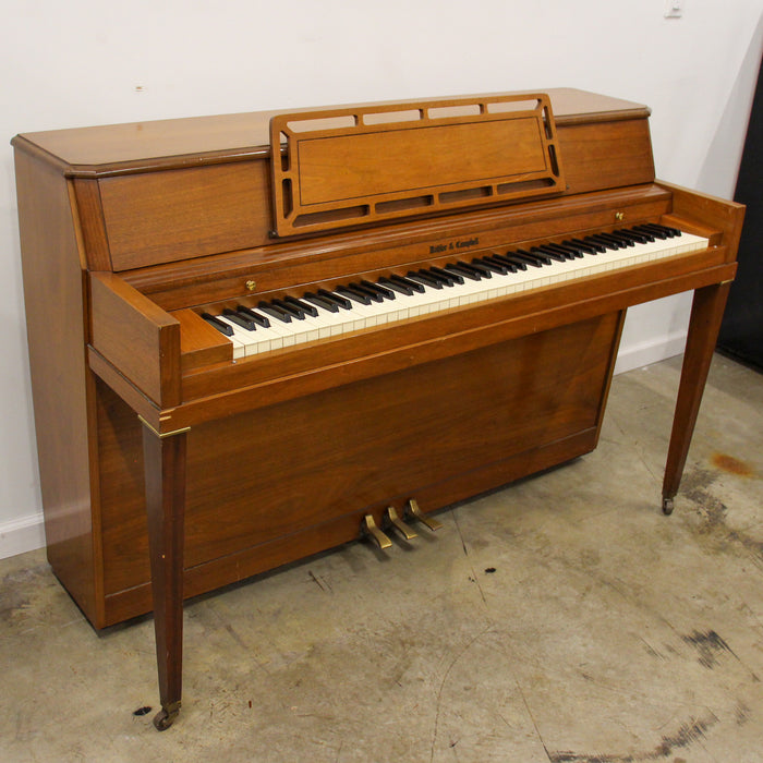 Kohler & Campbell Polished Walnut Spinet Piano