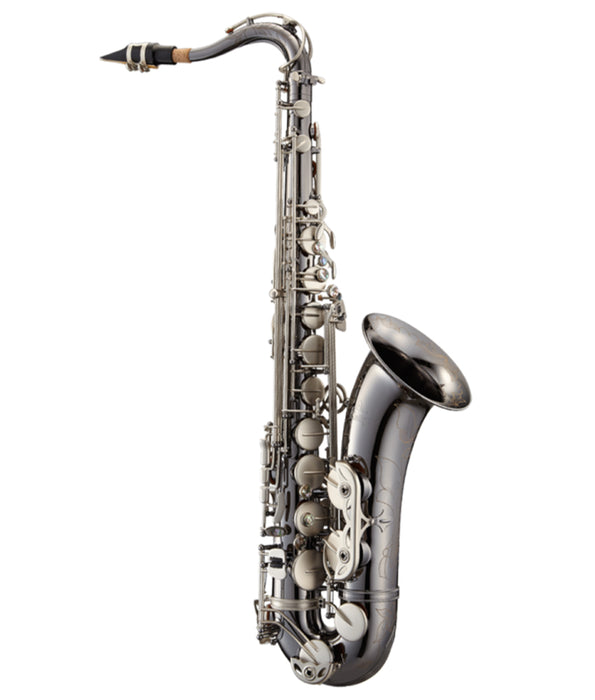 Antigua Winds TS4248 PowerBell Bb Tenor Sax - Black Nickel Body, Classic Nickel Keys