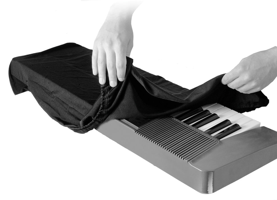 On-Stage 61-76-Key Keyboard Dust Cover, Black