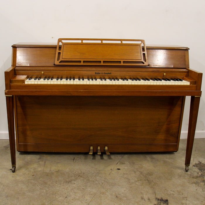 Kohler & Campbell Polished Walnut Spinet Piano