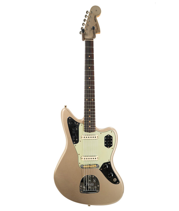 Fender Custom Shop 1964 Jaguar Journeyman Relic, 3A Rosewood Fingerboard - Faded Aged Shoreline Gold