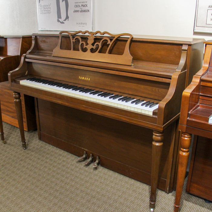 Yamaha Dark Walnut Furniture Console Piano