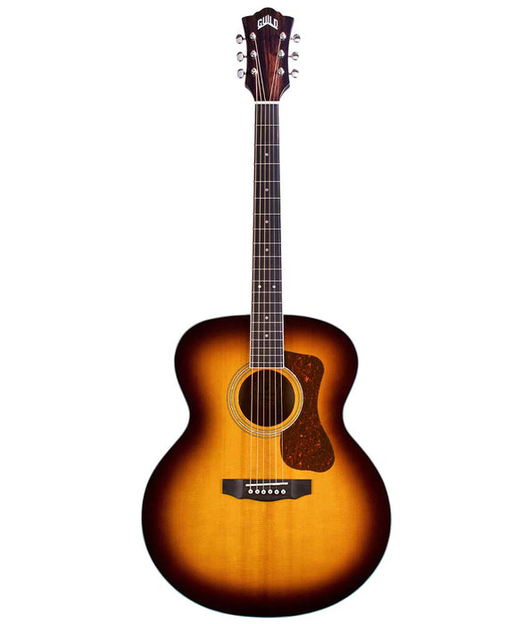 Guild F-250E Deluxe Jumbo Maple Acoustic-Electric Guitar - Antique Burst Gloss