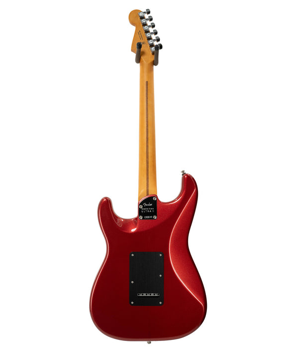 Fender American Ultra II Stratocaster HSS Electric Guitar - Maple Fingerboard, Sinister Red | New