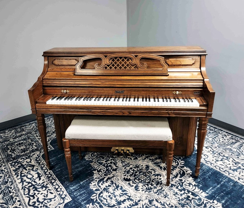 Kimball 4256 Console Piano | Satin Oak | SN: D89353 | Used