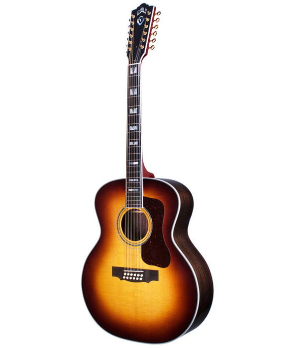 Guild F-512e Spruce/Rosewood Acoustic-Electric Guitar - Antique Burst