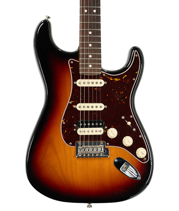 Pre-Owned Fender American Professional II HSS Stratocaster, 3-Tone Sunburst, Rosewood Fingerboard Electric Guitar | Used