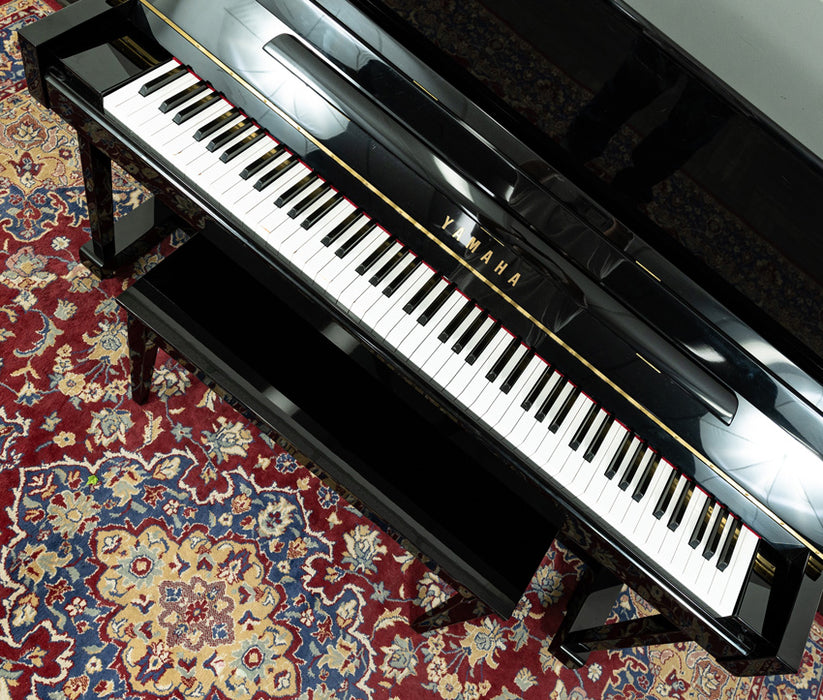 Yamaha 47" T118 Upright Piano | Polished Ebony | SN: H0099574 | Used