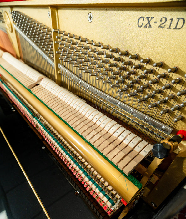 Kawai CX-21D Upright Piano | Polished Ebony | SN: 2168510 | Used