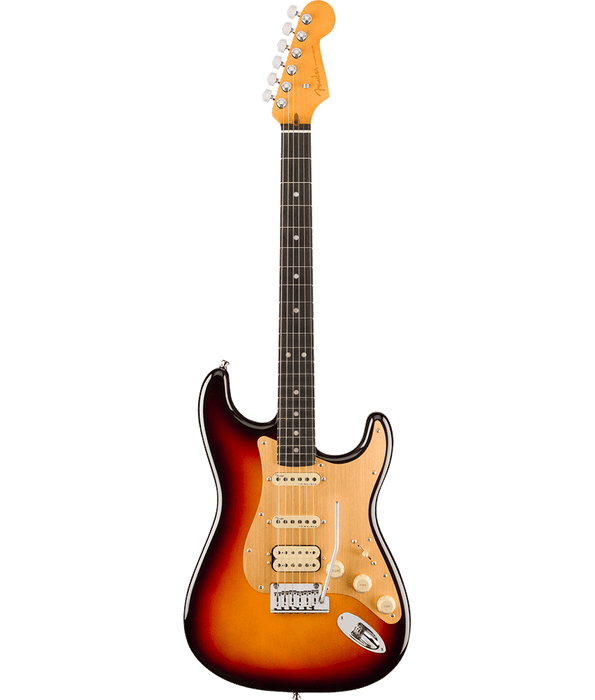 Fender American Ultra II Stratocaster HSS Electric Guitar - Ebony Fingerboard, Ultraburst | New