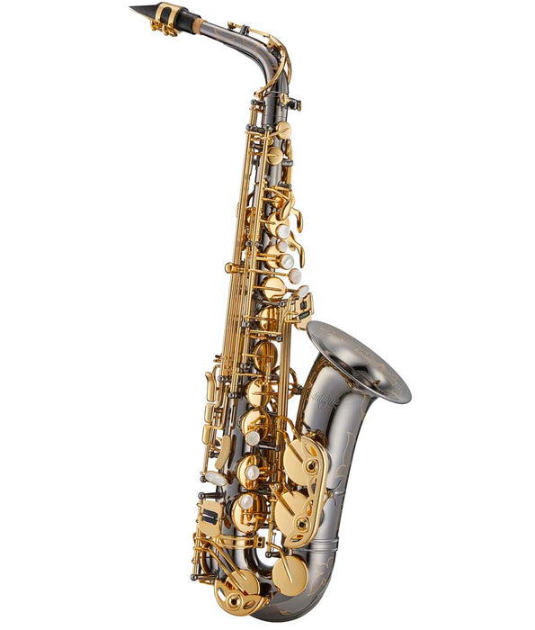 Antigua Winds AS4248BG PowerBell Professional Alto Saxophone - Black Nickel w/ Gold Keys