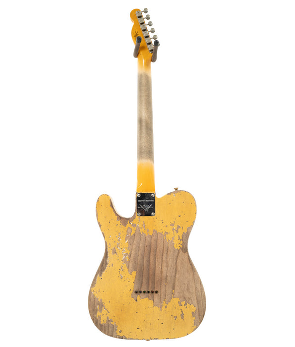 Pre-Owned Fender Custom Shop LTD 1950 Double Esquire Super Heavy Relic - Aged Nocaster Blonde Electric Guitar | Used