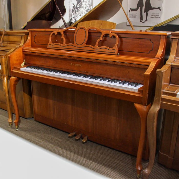 Samick JS-043 43" Cherry Console Piano