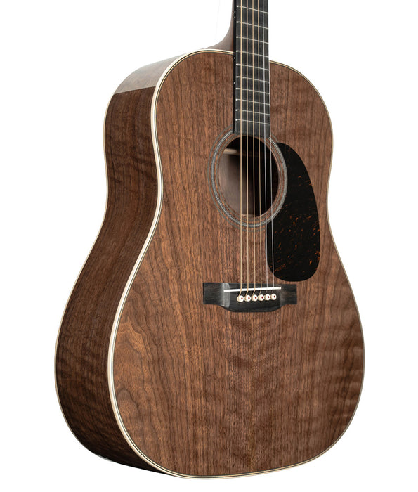 Martin Custom Shop All-Walnut Slope Shoulder Dreadnought, NAMM Wood Pick Acoustic Guitar