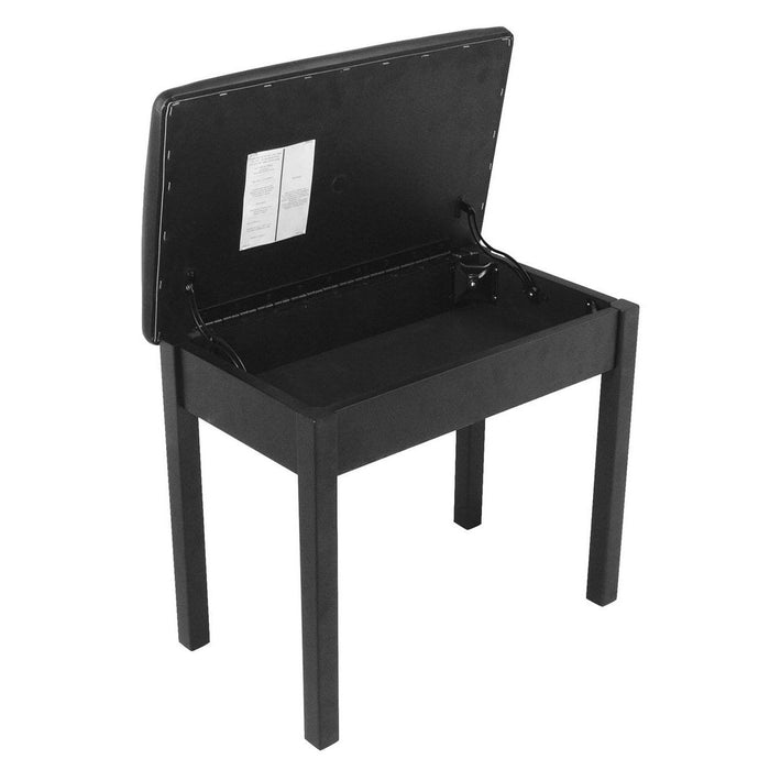 On-Stage Flip-Top Bench, Black