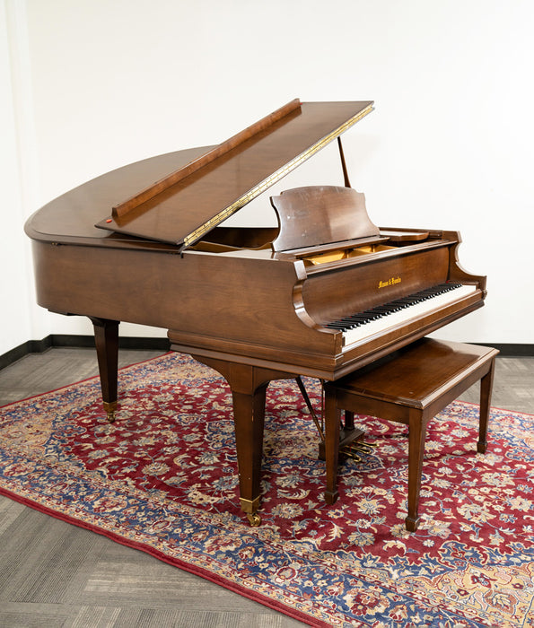 Mason & Hamlin Grand Piano | Satin Walnut | SN: 45530 | Used
