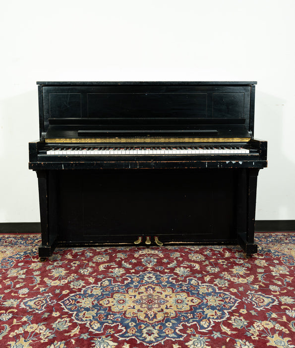 Steinway & Sons Model 45 Studio Upright Piano | Satin Ebony | SN: 458199 | Used