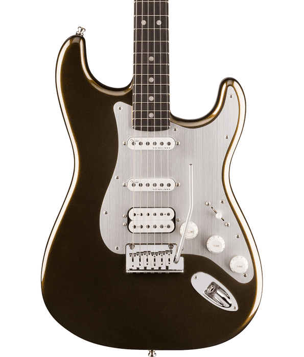 Fender American Ultra II Stratocaster HSS Electric Guitar - Ebony Fingerboard, Texas Tea | New