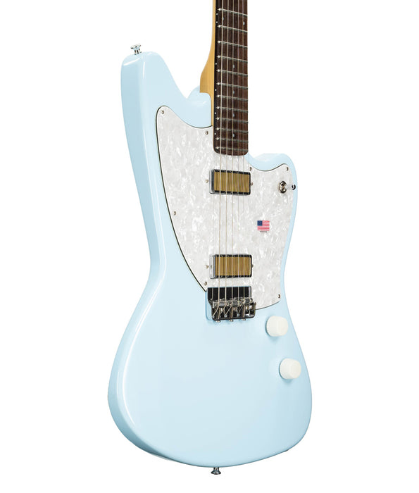 Harmony Factory Special Silhouette Electric Guitar, Rosewood Fingerboard - Sonic Blue | Used