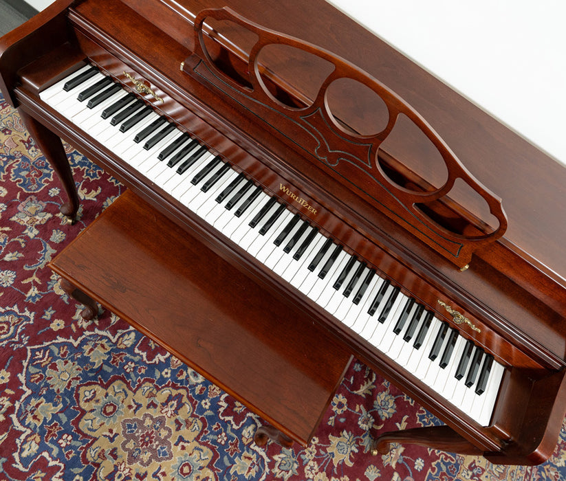 Wurlitzer Classic Upright Piano | Satin Mahogany | SN: 2842569 | Used