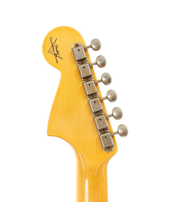 Fender Custom Shop 1964 Jaguar Journeyman Relic, 3A Rosewood Fingerboard - Faded Aged Shoreline Gold