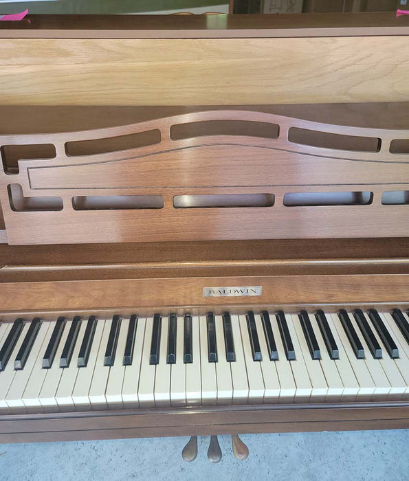 1975 Baldwin Spinet Piano | Walnut Satin | SN: 1063300 | Used