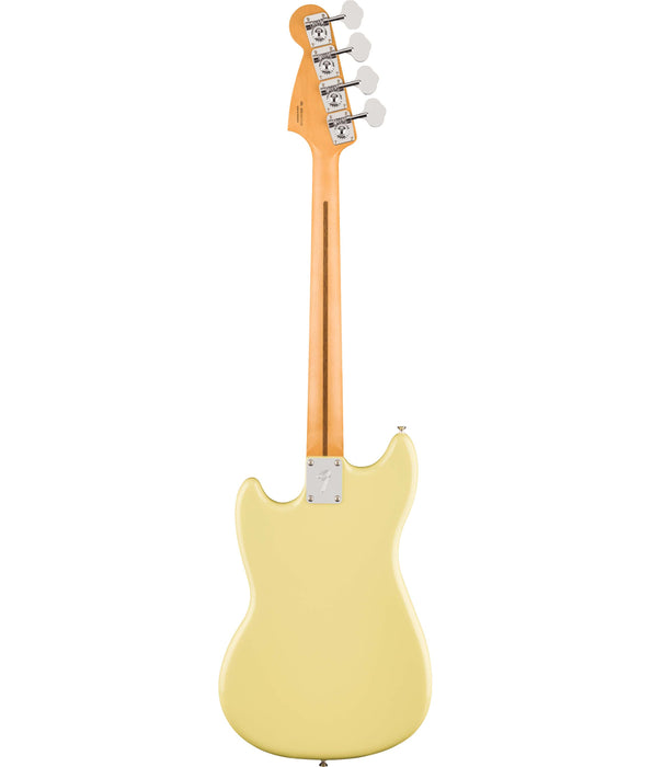 Fender Player II Mustang Bass PJ Guitar, Rosewood Fingerboard - Hialeah Yellow