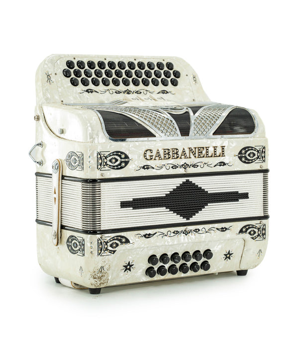 Pre-Owned Gabbanelli Italian Button Accordion w/ Bag