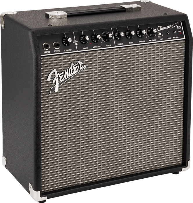 Fender Champion II 50 Electric Guitar Amplifier, 120V | New