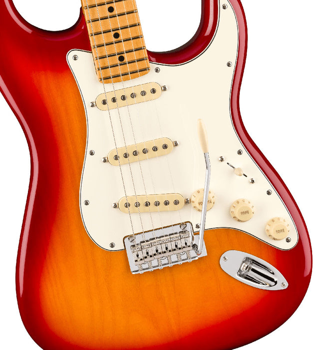 Fender Player II Stratocaster Electric Guitar, Maple Fingerboard - Aged Cherry Burst