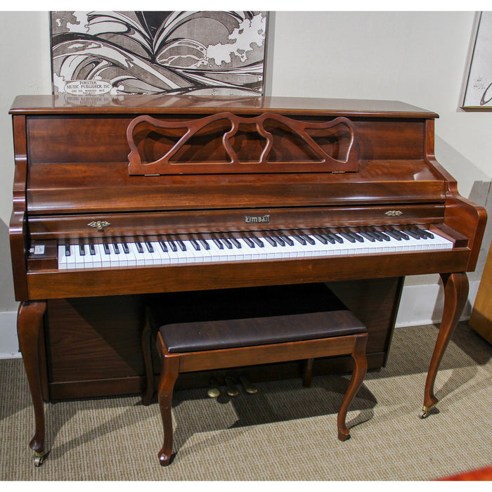 Kimball Spinet Piano | Polished Mahogany | SN: T93081 | Used