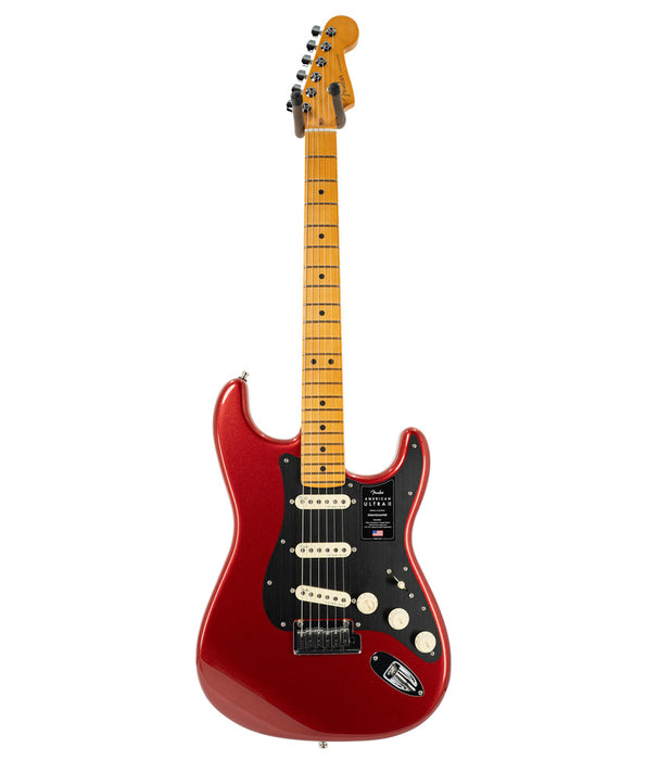 Fender American Ultra II Stratocaster Electric Guitar - Maple Fingerboard, Sinister Red | New