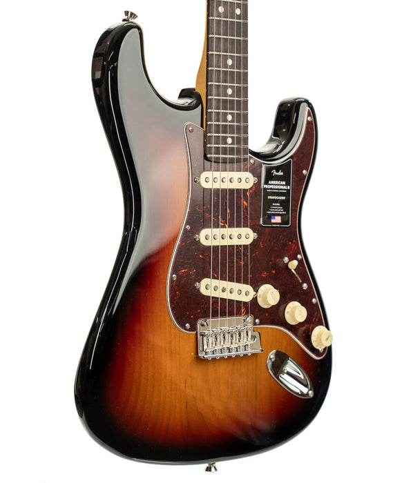 Fender American Professional II Stratocaster, Rosewood Fingerboard, 3-Color Sunburst