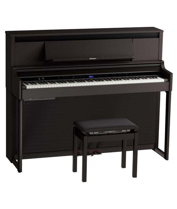 Roland LX-6 Digital Upright Piano w/ Bench and Stand - Dark Rosewood