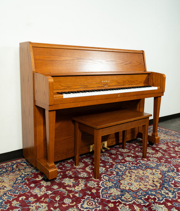 Kawai UST-7 Studio Upright Piano | Satin Oak | SN: 1764012 | Used