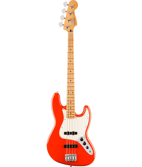 Fender Player II Jazz Bass Guitar, Maple Fingerboard - Coral Red