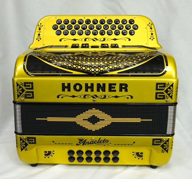 Hohner Anacleto Rey Del Norte III 5 Switch GCF Yellow | New